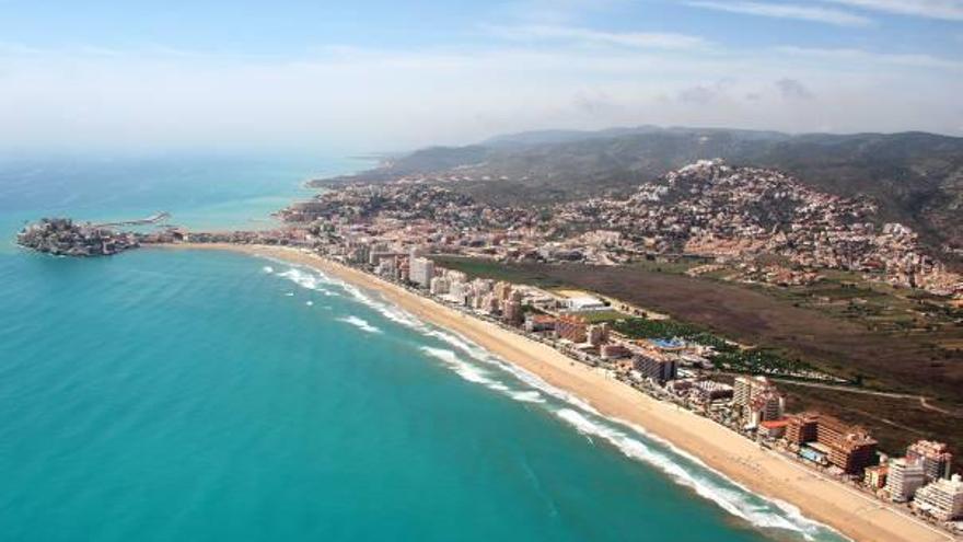 Vista aérea del municipio de Peñíscola.