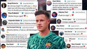 Ter Stegen, muy agradecido