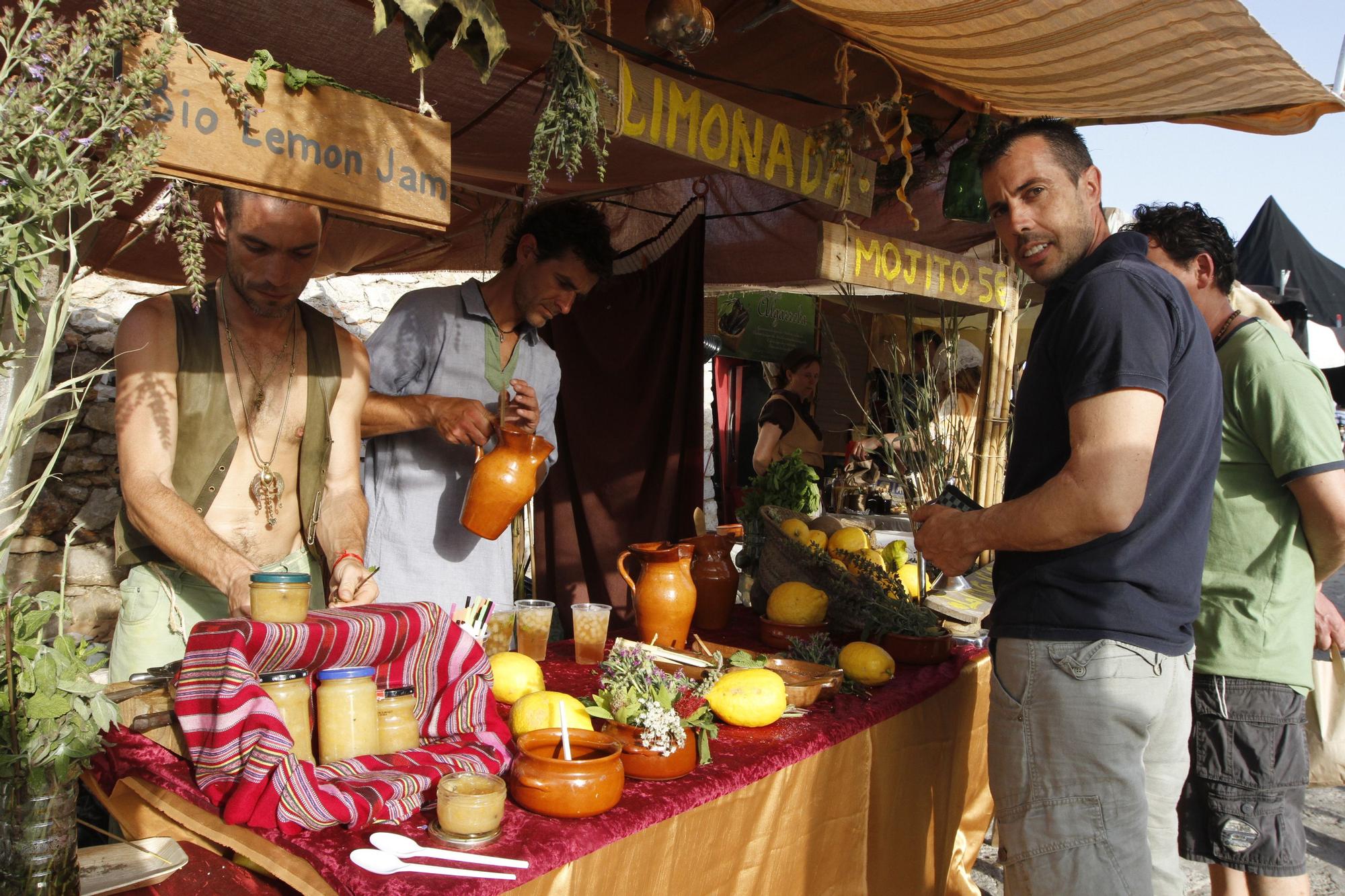 Edición de 2012 de la Feria Medieval de Ibiza.