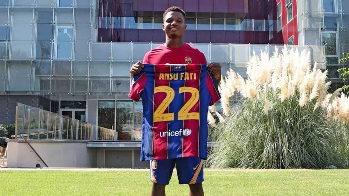 Ansu Fati pasa a formar parte del primer equipo y lucirá el dorsal 22