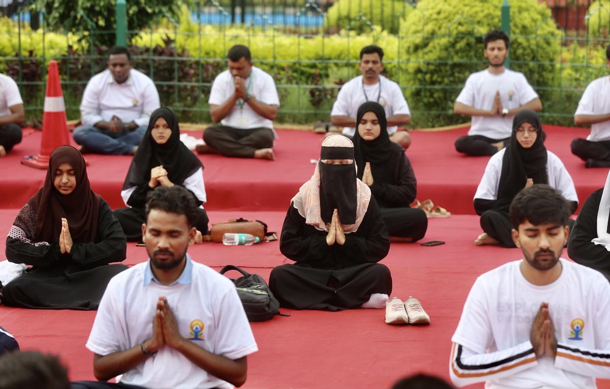 Día Internacional del Yoga en la India