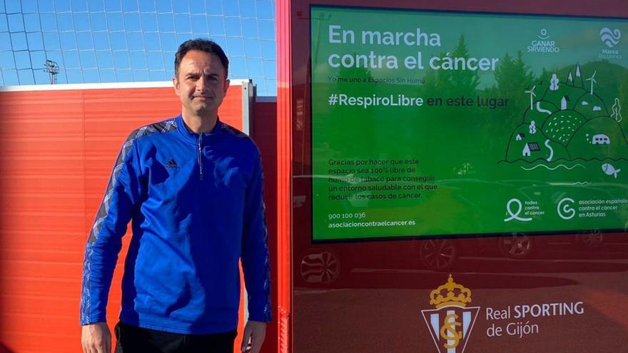 Habla Miguel López-Cedron, de los secretos del histórico Llanera a la emoción de su hijo por jugar en el Sporting: &quot;Estoy todo el día pensando en fútbol&quot;