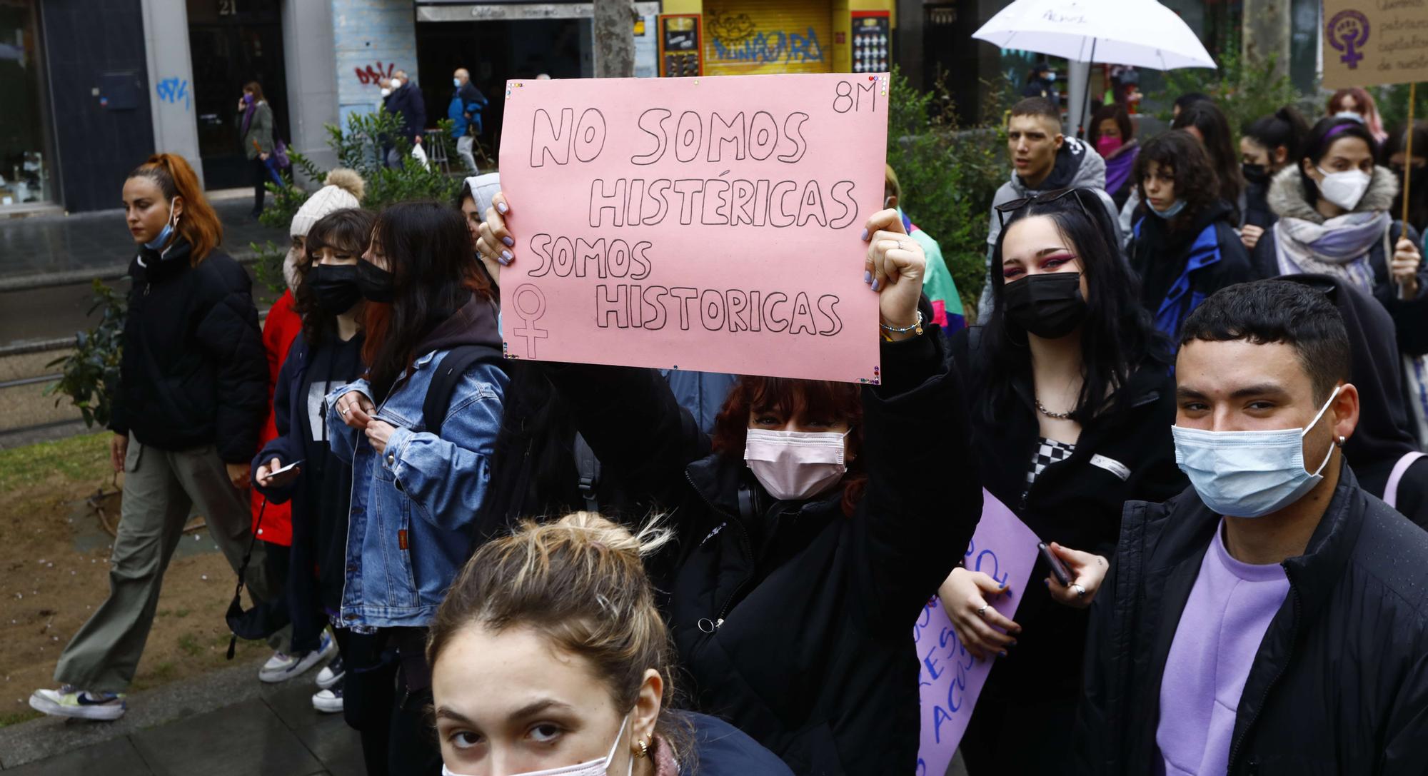 Manifestación estudiantil 8-M 2022