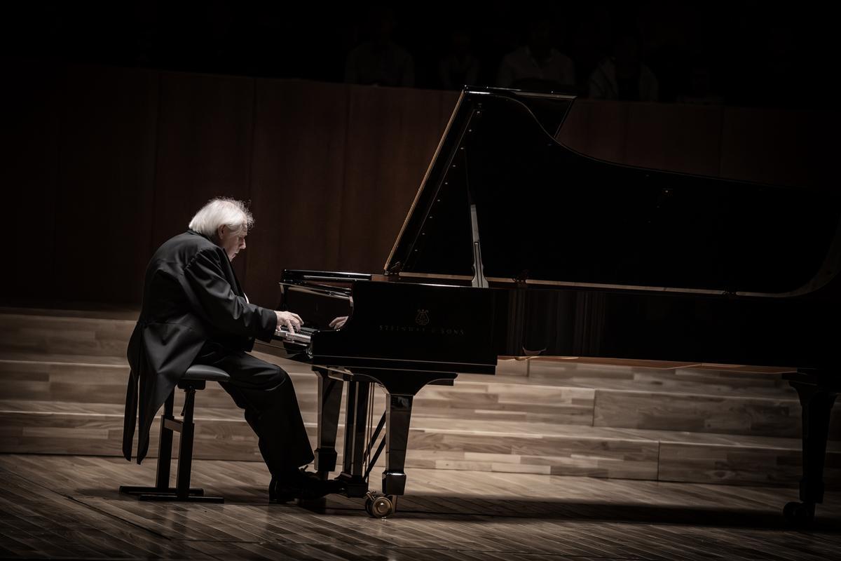 Sokolov durante el concierto.