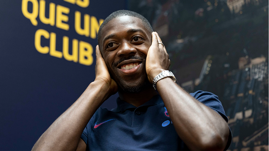 Dembélé: "Xavi es muy importante, siempre está ahí para que me sienta bien en el Barça"