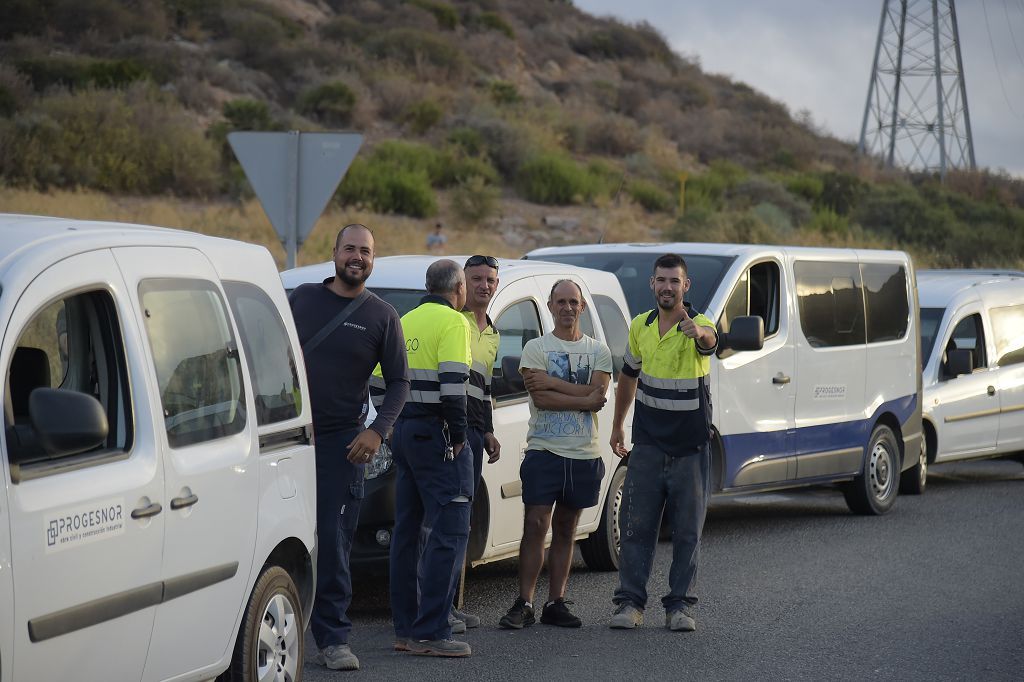 Huelga de los trabajadores de Repsol en Cartagena