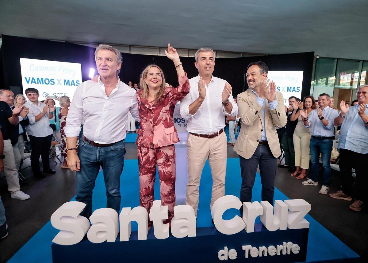 El PP presenta a Carmen Pérez como candidata a la alcaldía de Santa Cruz de Tenerife