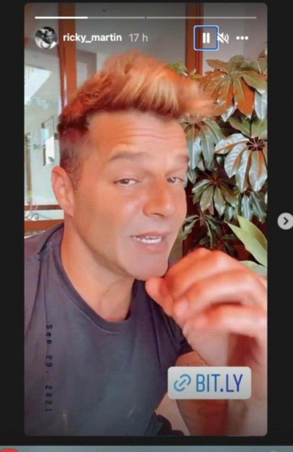 Ricky Martin responde con un vídeo a las críticas por haberse pasado con el botox