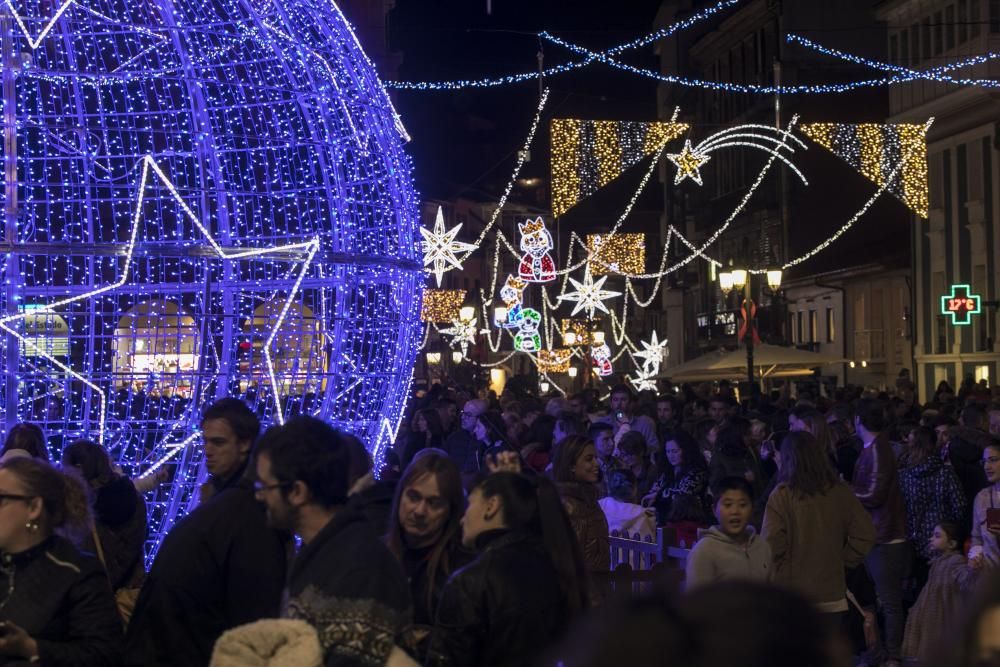 Luces de Navidad en Avilés