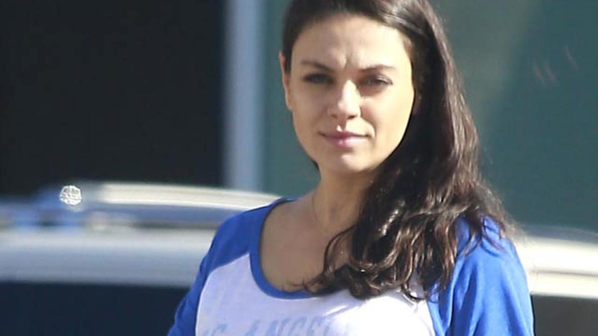 Mila Kunis está a punto de dar a luz