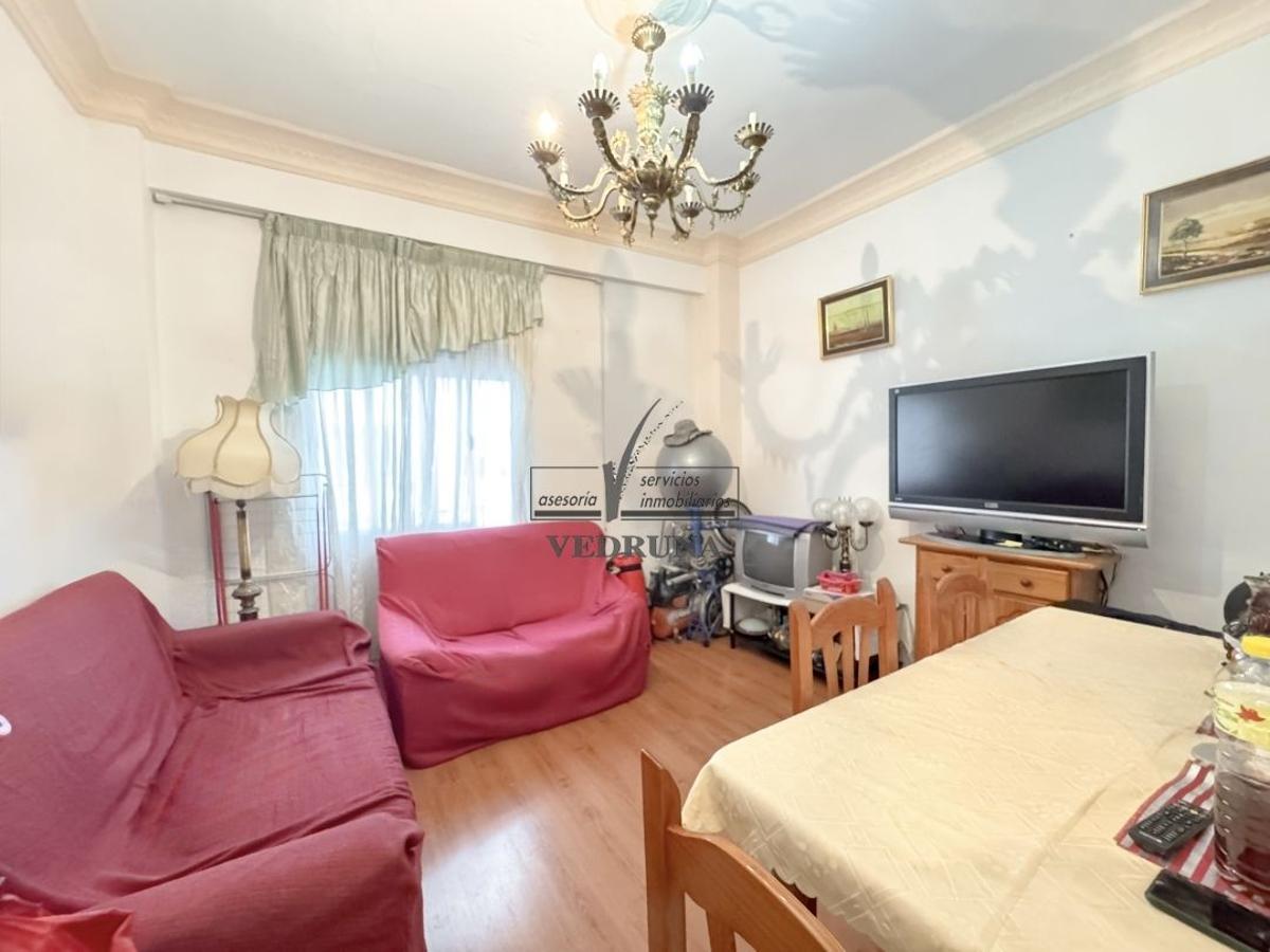 El salón de la casa a la venta en la 'City' de Zaragoza