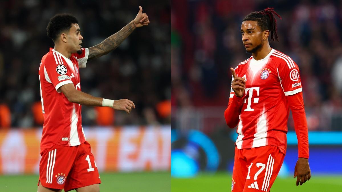 Luis Díaz y Olise, extremos del Bayern