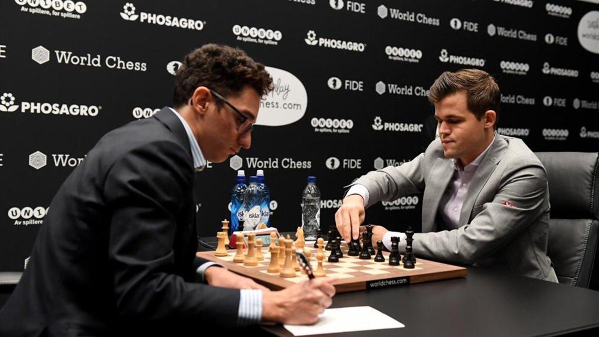 Carlsen y Caruana, cara a cara