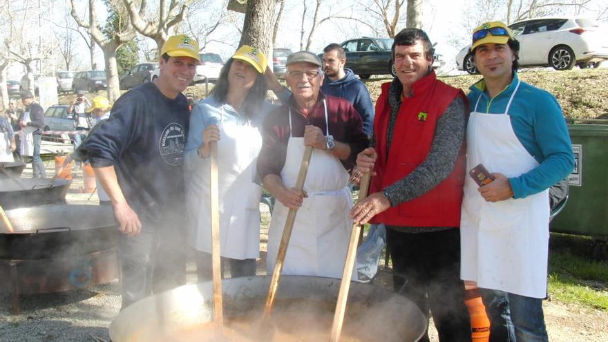 Un grup de cuiners de Sant Pere, l&#039;any passat