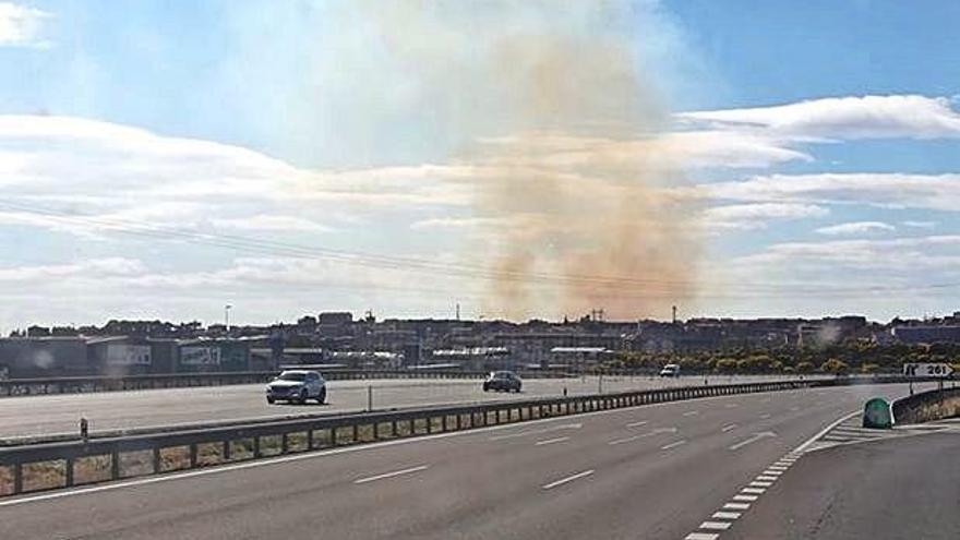 Un fuego propagado por el polen en el entorno.