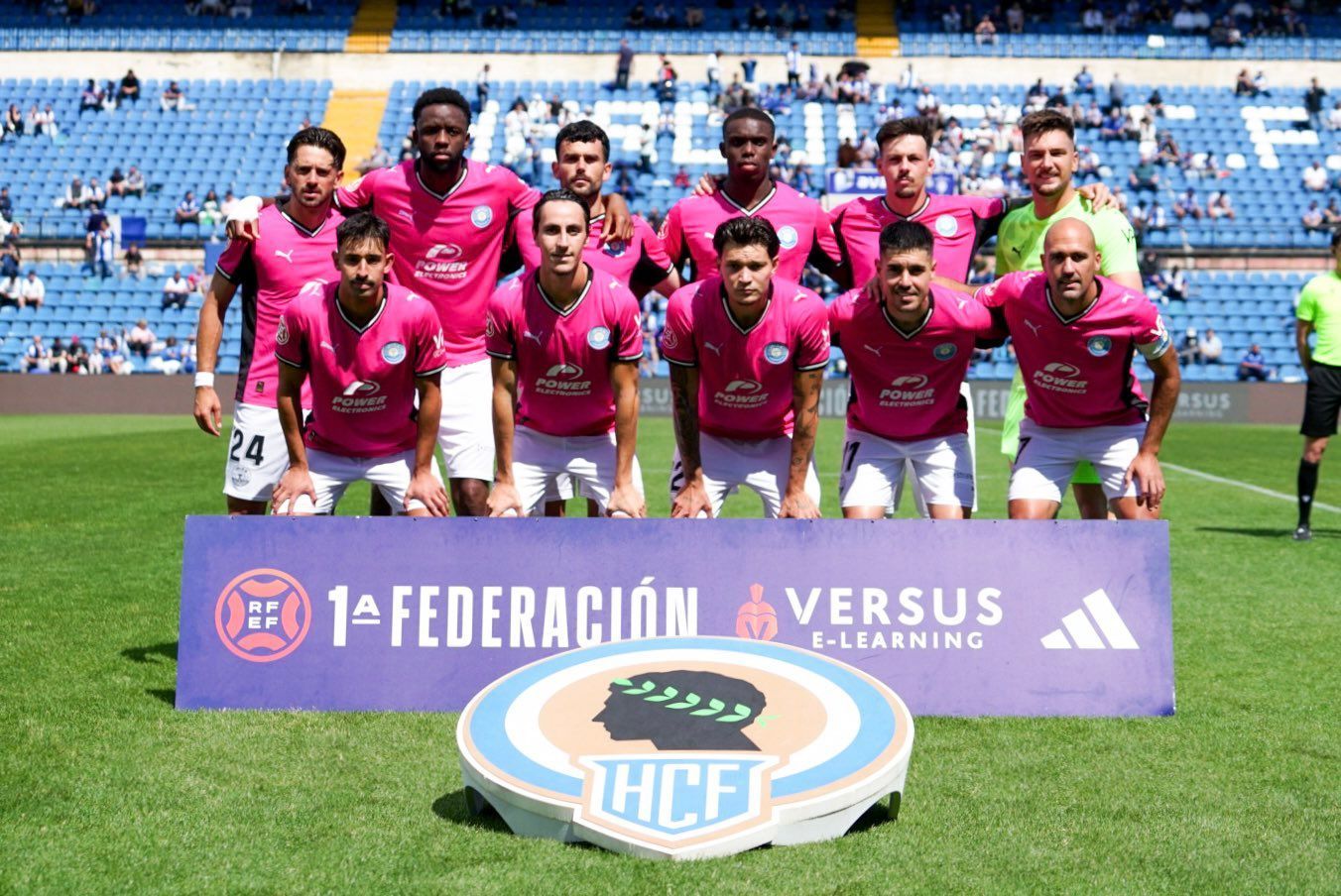 Imagen del once titular de la UD Ibiza en el partido ante el Hércules.