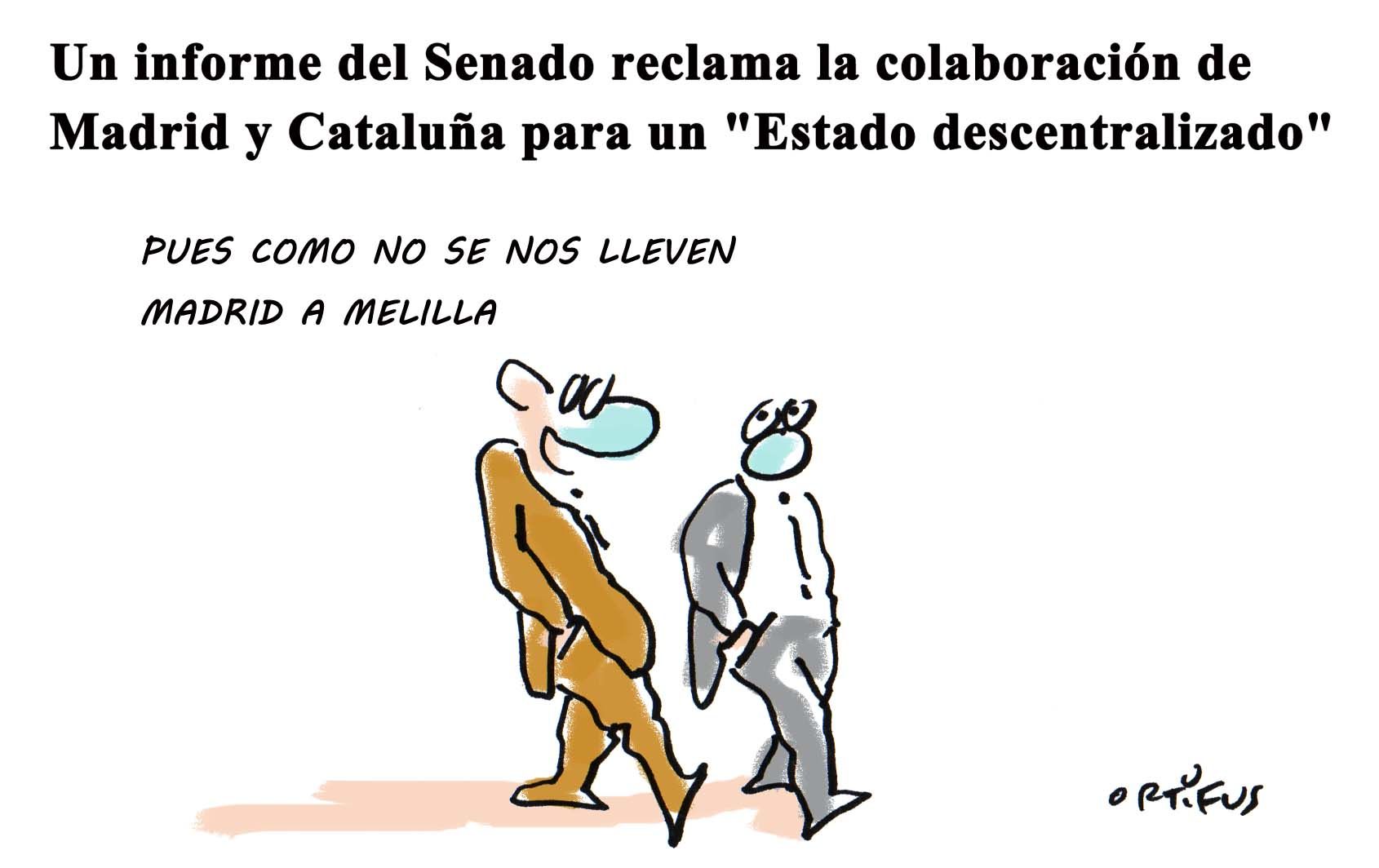 Un informe del Senado reclama la colaboración de Madrid y cataluña para un &quot;Estado descentralizado&quot;