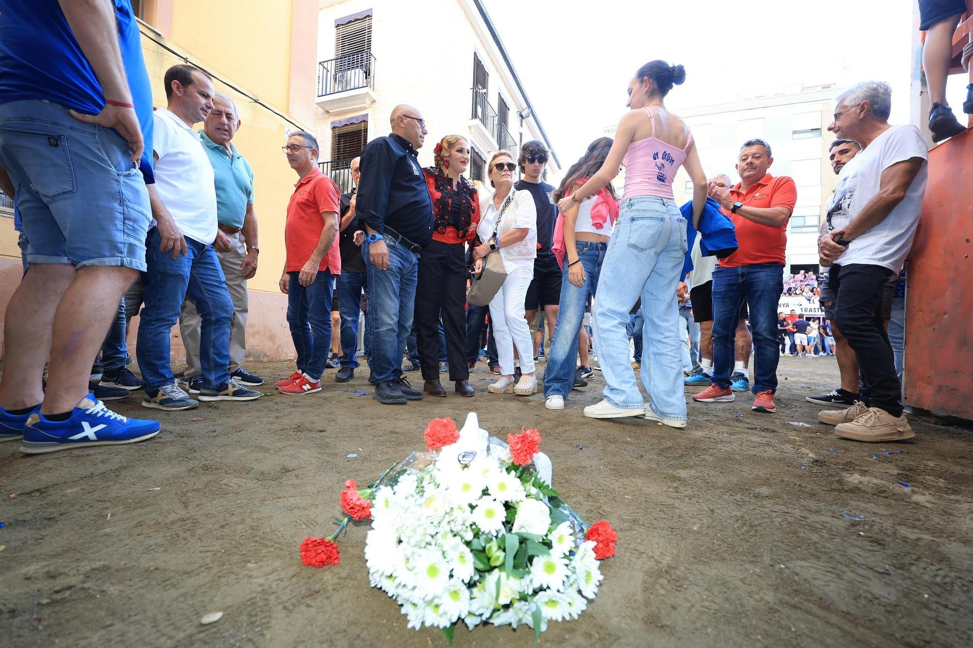 Las imágenes del primer encierro y de las exhibiciones taurinas de las fiestas de Almassora