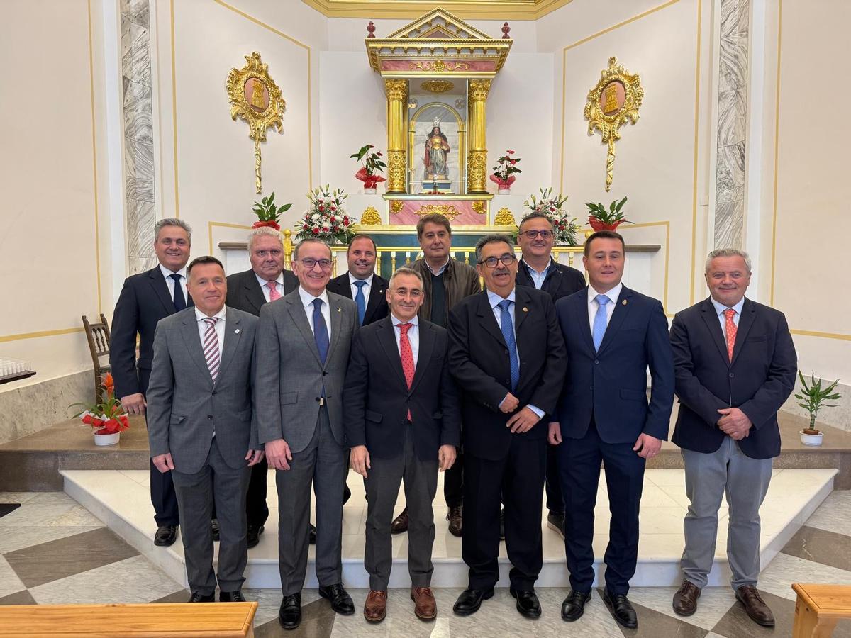 Foto de la misa en la ermita de Santa Quitèria.
