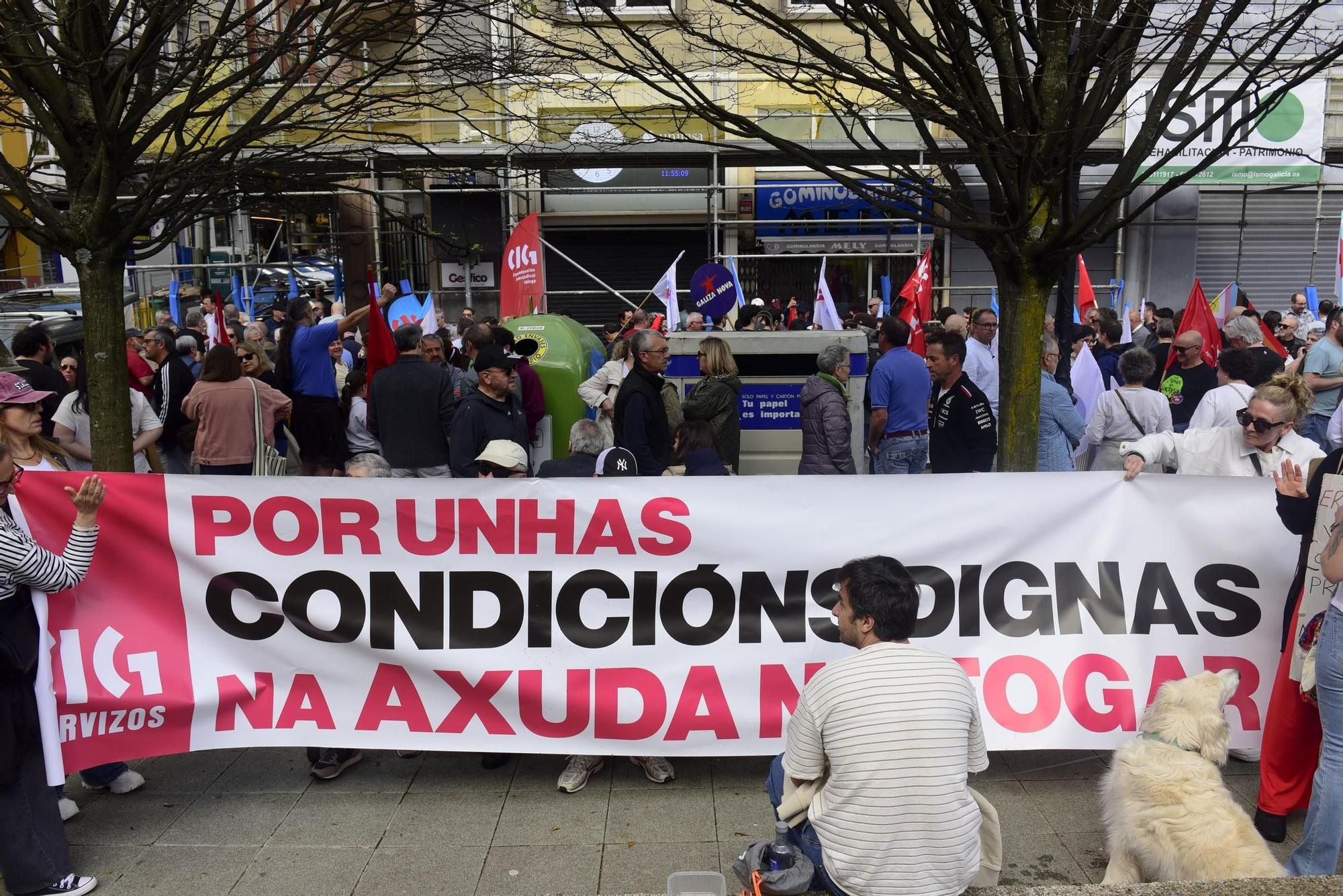 1 de mayo en A Coruña: manifestación de CIG