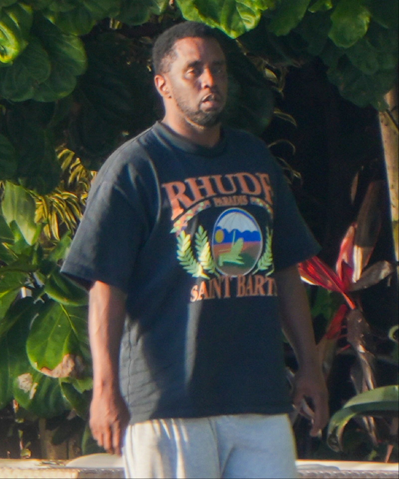Diddy en su casa de Miami días antes de que la polícia la registrara