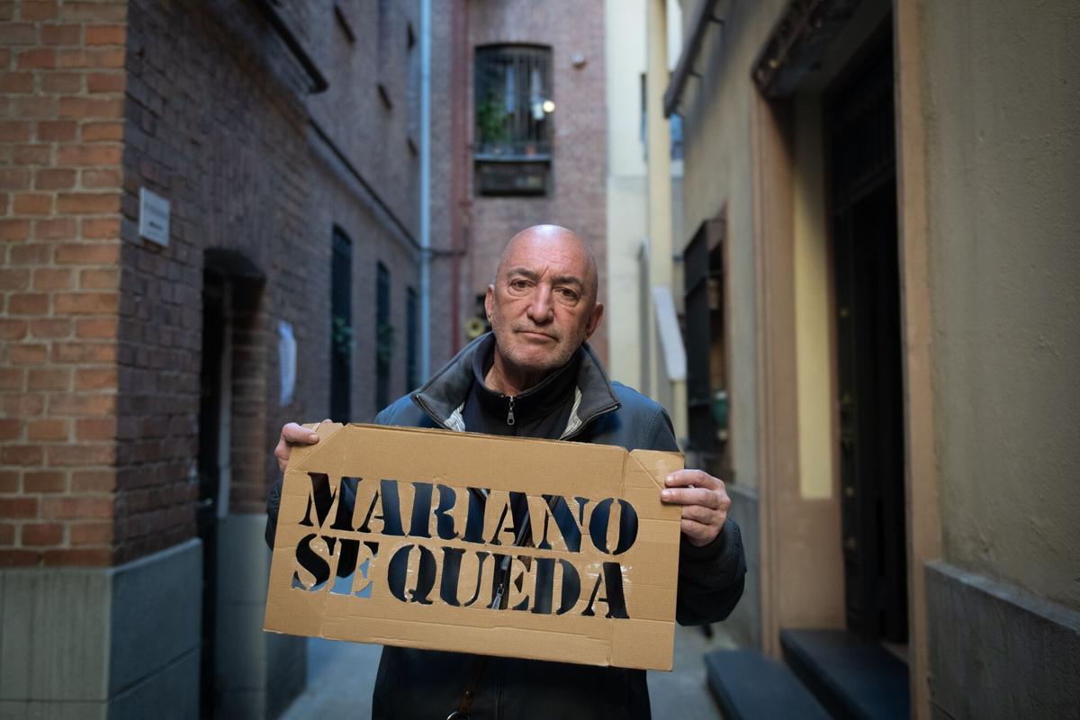 El pensionista Mariano Ordaz.