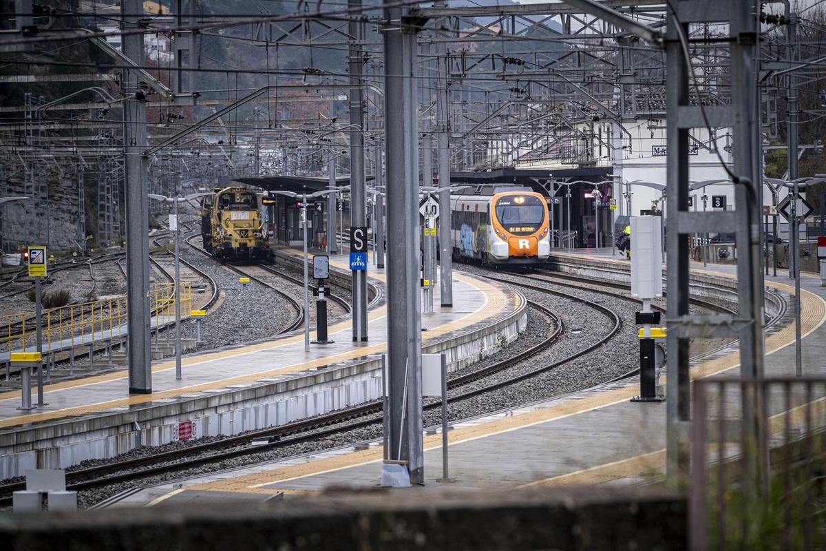 Estació de la línia R4 de Rodalies Renfe a Manresa