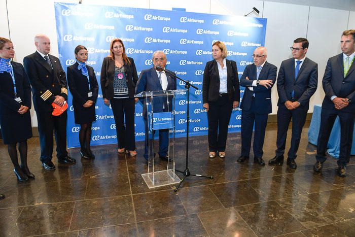 INAUGURACION VUELOS AIR EUROPA ENTRE ISLAS