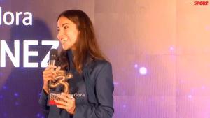 Melissa Jiménez recoge el Premio Comunicadora en la Gala Woman SPORT