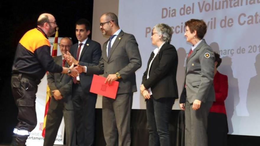 Un moment de l&#039;acte celebrat aquest dissabte a Cardona