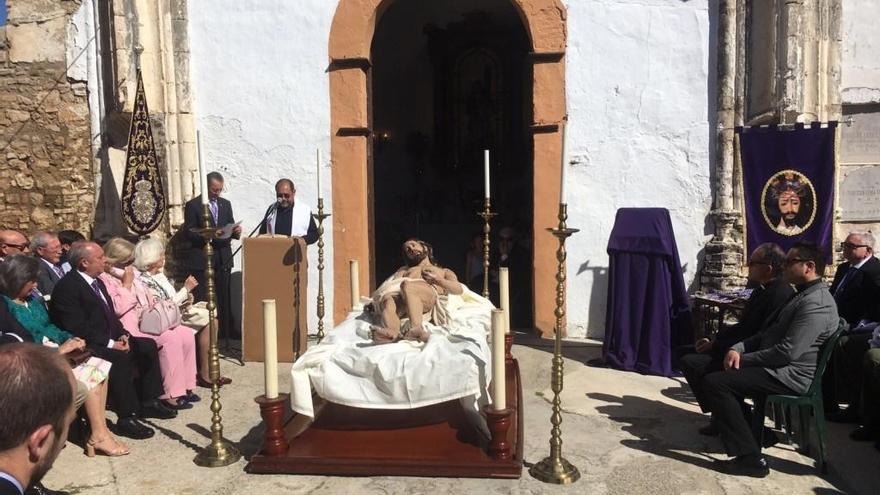 El Nazareno de las Torres de Álora estrena nueva imagen del Cristo Yacente