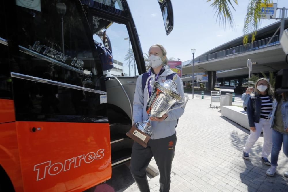 Así fue la llegada del Valencia Basket a Manises