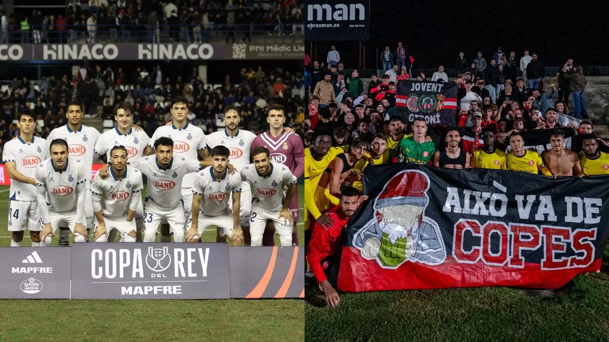 Los posibles rivales de Espanyol, Girona y Andorra en la Copa del Rey