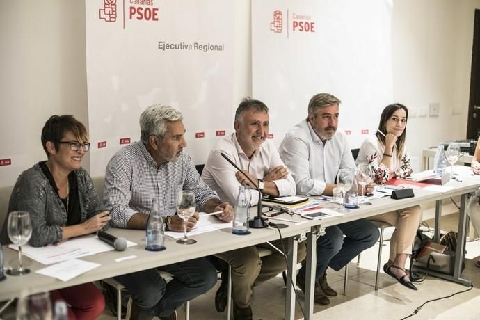 07/10/2017 POLÍTICA PSOE  reuníón de la ejecutiva regional en el gran hotel de la laguna con su secretario regional a la cabeza