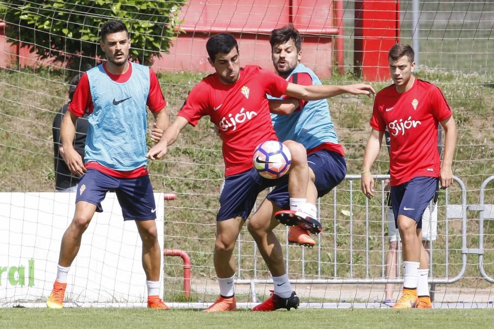 Entrenamiento del Sporting