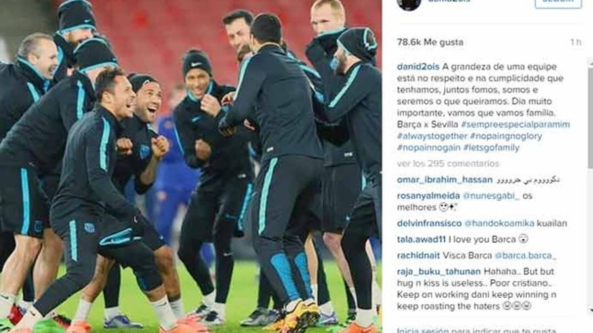 El mensaje que Alves le ha enviado a Cristiano a través de las redes sociales