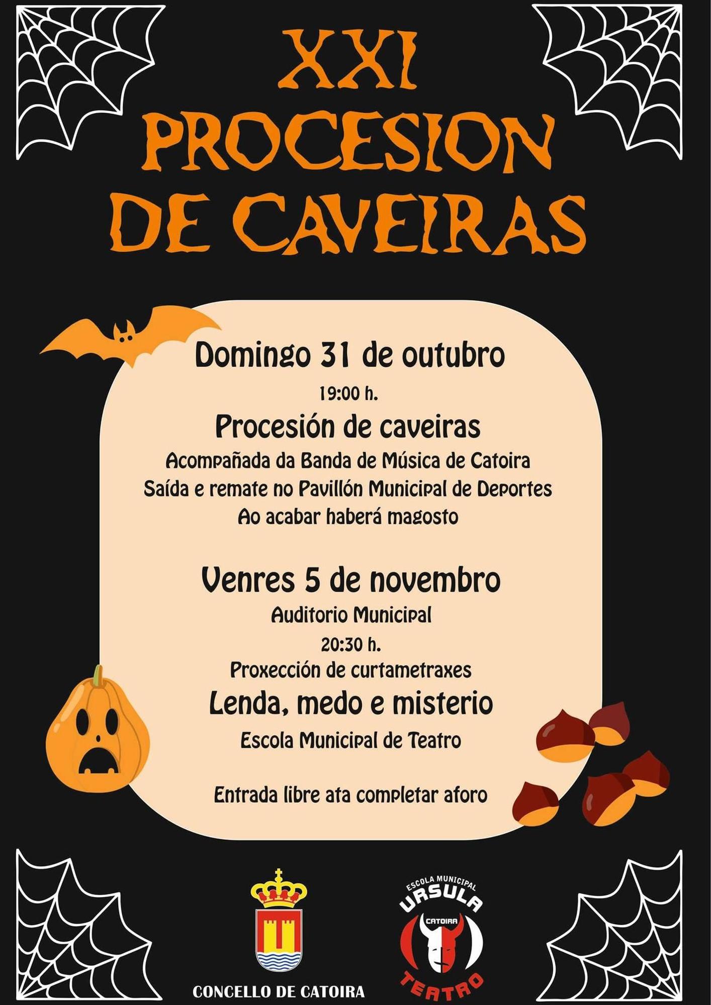 El cartel d e la tradicional procesión catoirense.