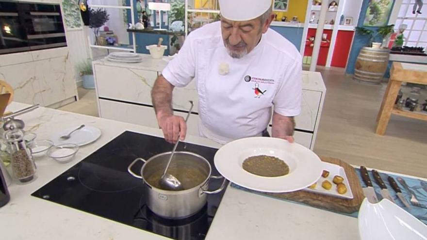 El trucazo de Karlos Arguiñano para preparar un tradicional y delicioso plato de lentejas en solo 15 minutos