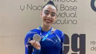 La gimnasta de Quart de Poblet Celia Serrano, subcampeona de España