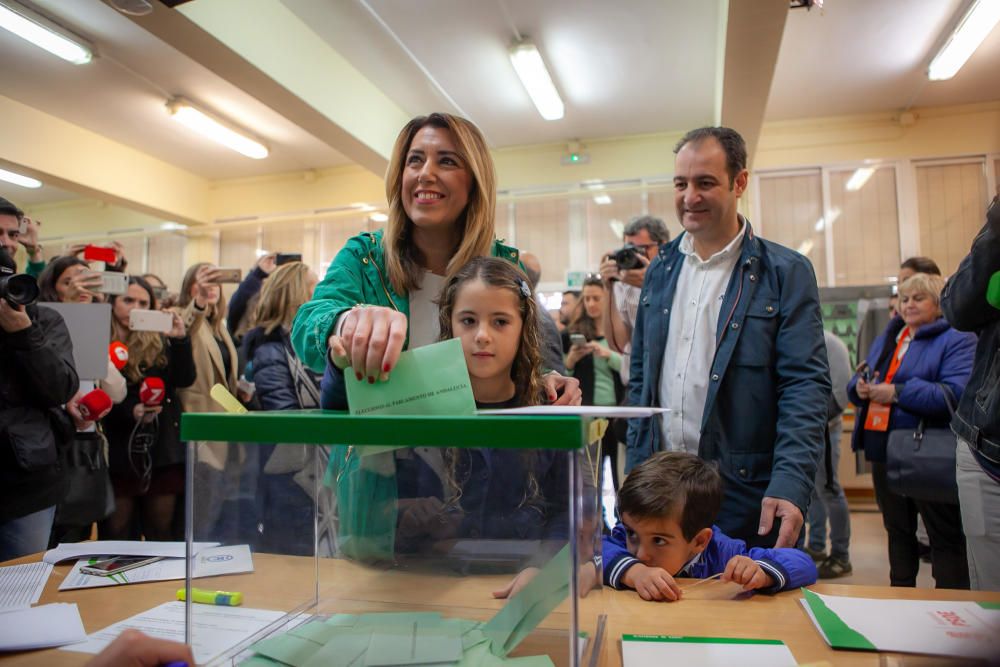 Las elecciones andaluzas, en imágenes