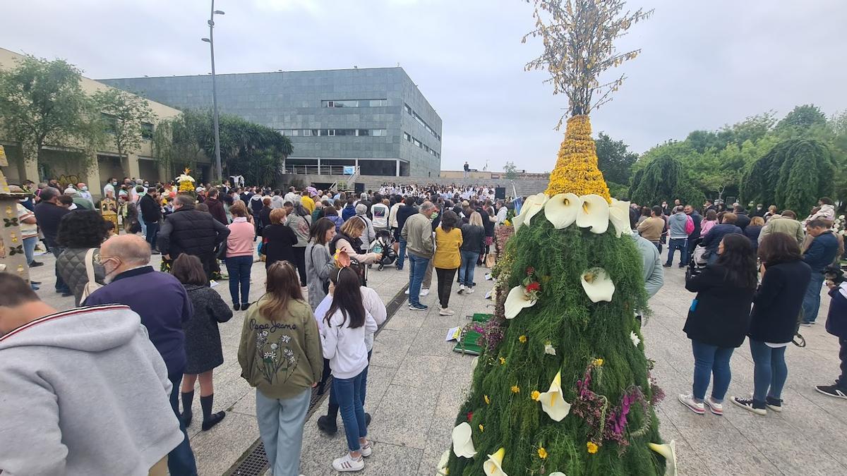 La fiesta se desarrolló en la explanada del Auditorio de Vilagarcía.