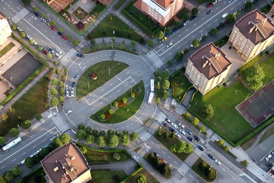 Gijon desde el aire