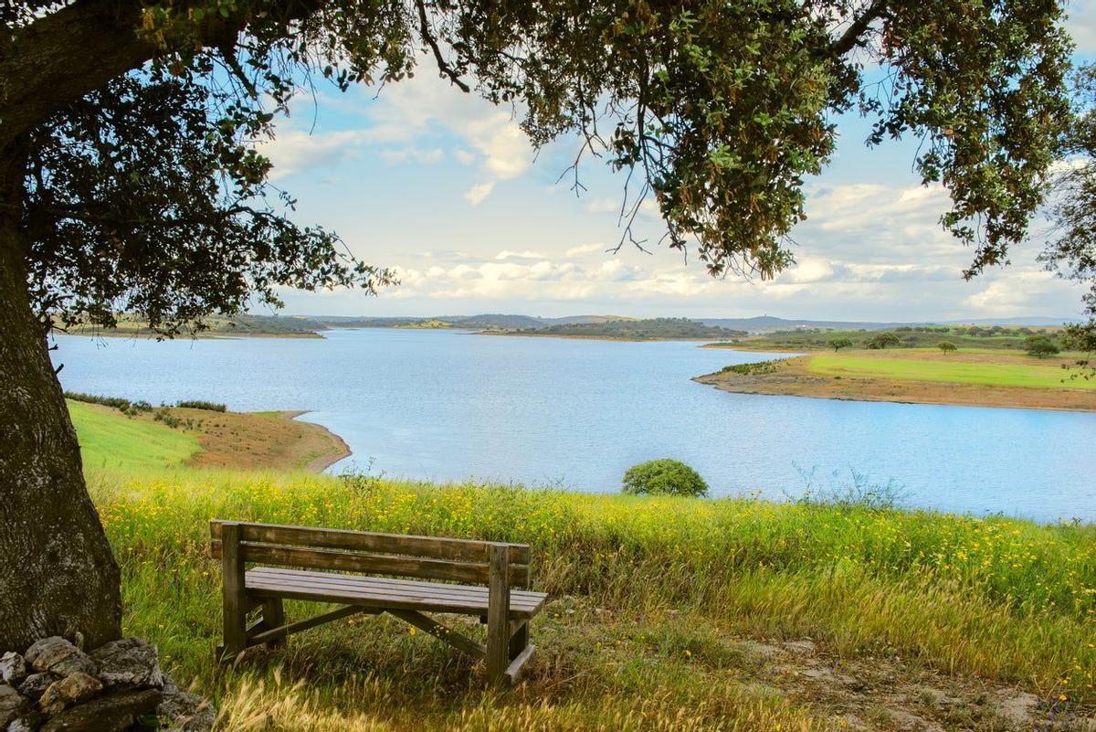 Embalse de Alqueva, Serpa, Portugal