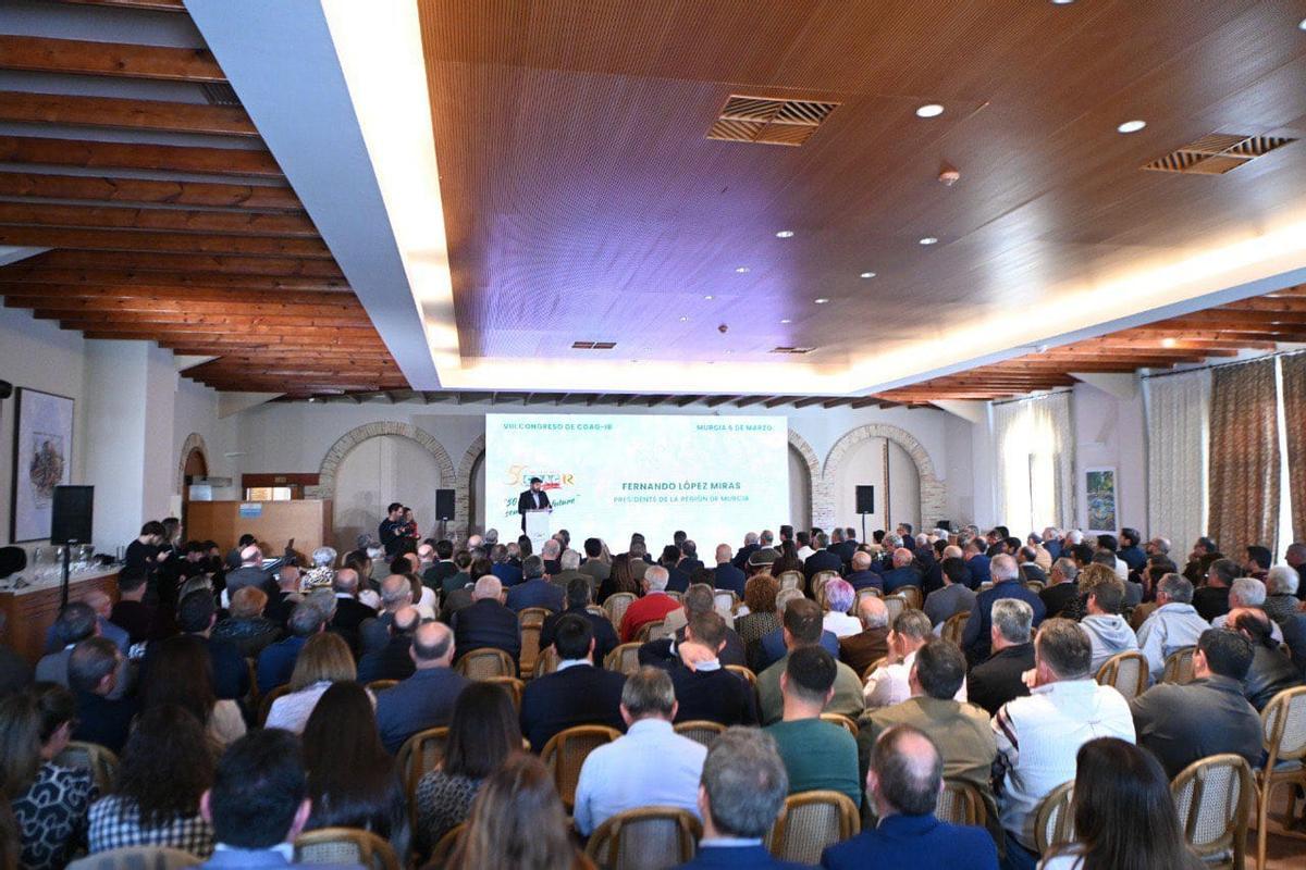 Clausura el VIII Congreso Ordinario de COAG-IR Región de Murcia en Santomera.