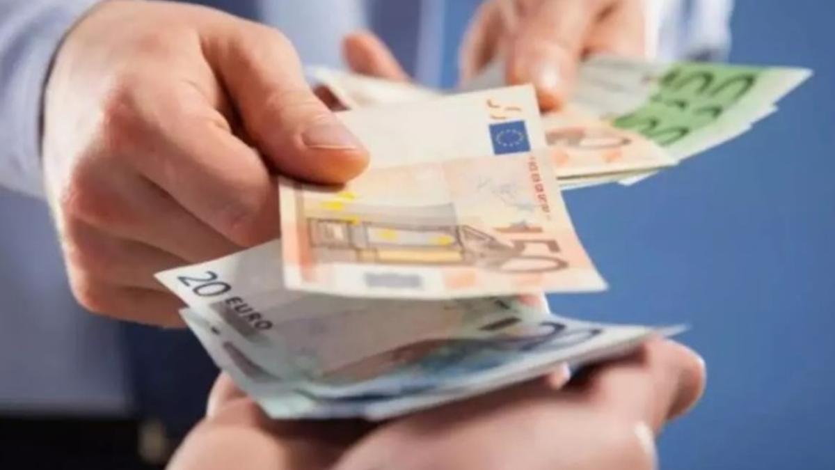 Billetes de euros.