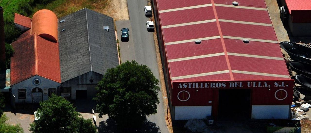 Las instalaciones de Astilleros del Ulla, en Catoira. | // IÑAKI ABELLA