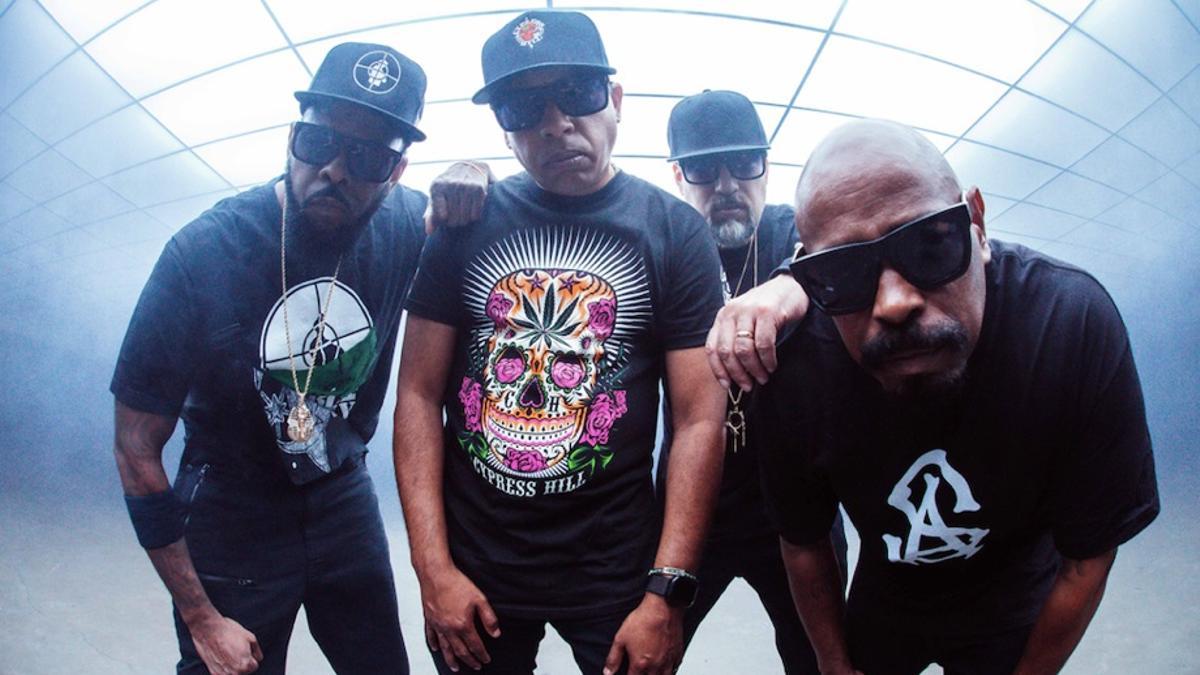El grupo norteamericano de hip-hop Cypress Hill.