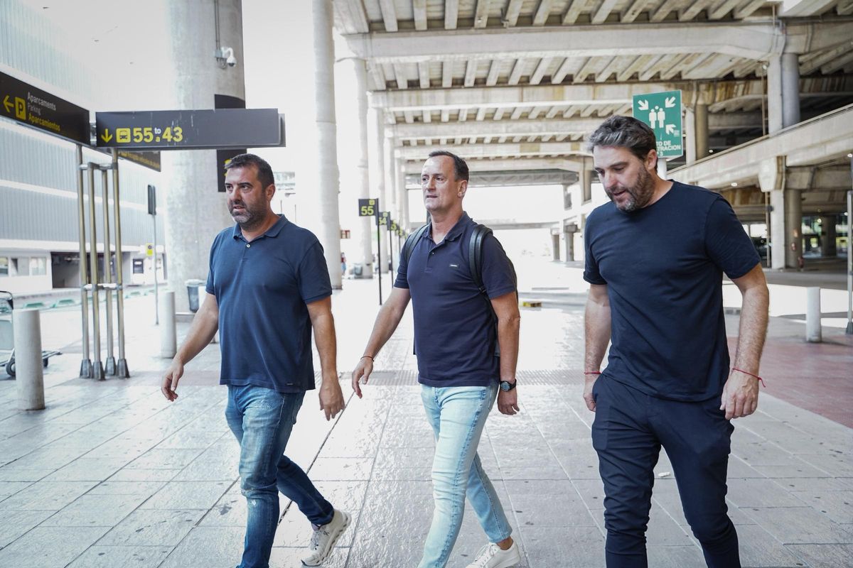 Asier Goiria y Joseba Etxeberria este jueves tras anunciarse su fichaje.