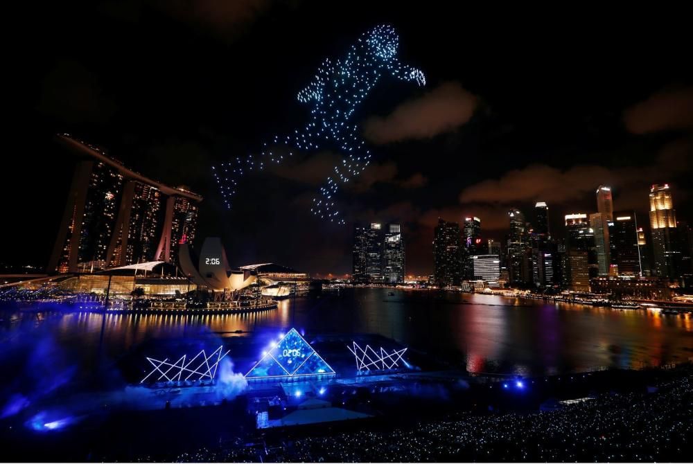 El espectáculo de Singapur
