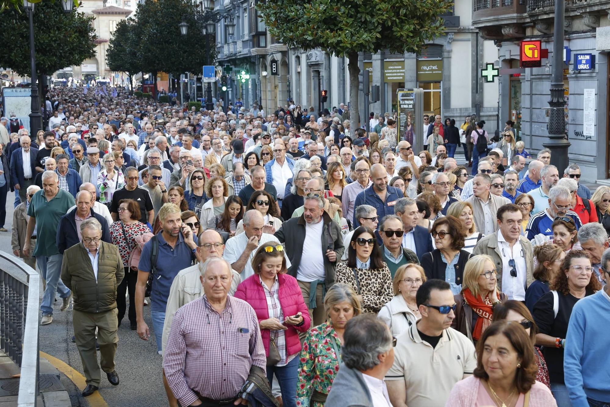 EN IMÁGENES: así fue la gran movilización contra el peaje del Huerna en Asturias